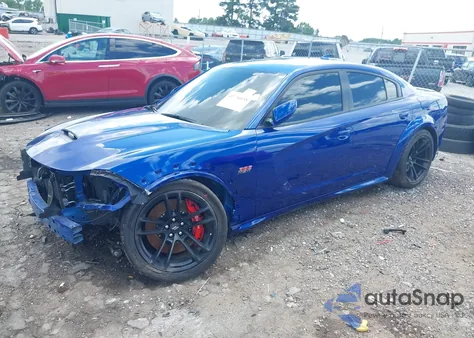 2020 Dodge Charger Scat Pack Widebody Rwd from USA, damaged, VIN 2C3CDXGJ4LH199339